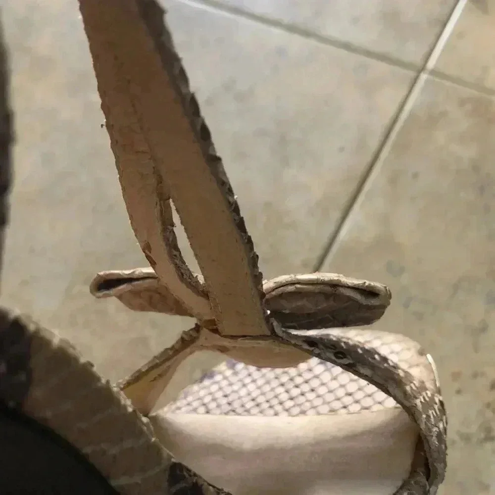 Michael Michael Kors Snake Printed Sandals - Heels